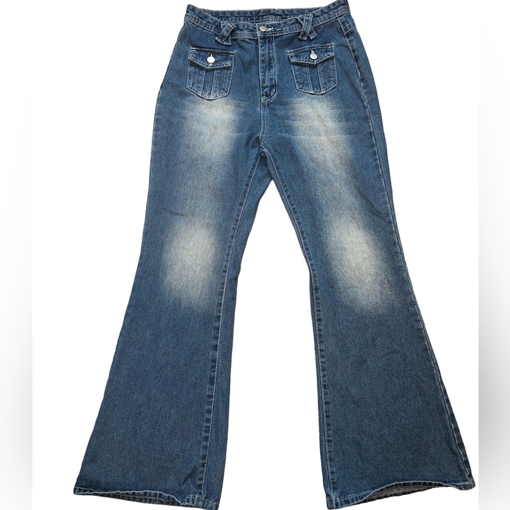 RomWe Flare Jeans Size L